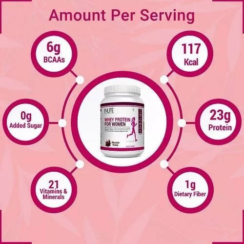 Inlife Whey Protein Powder For Women - 500 gm