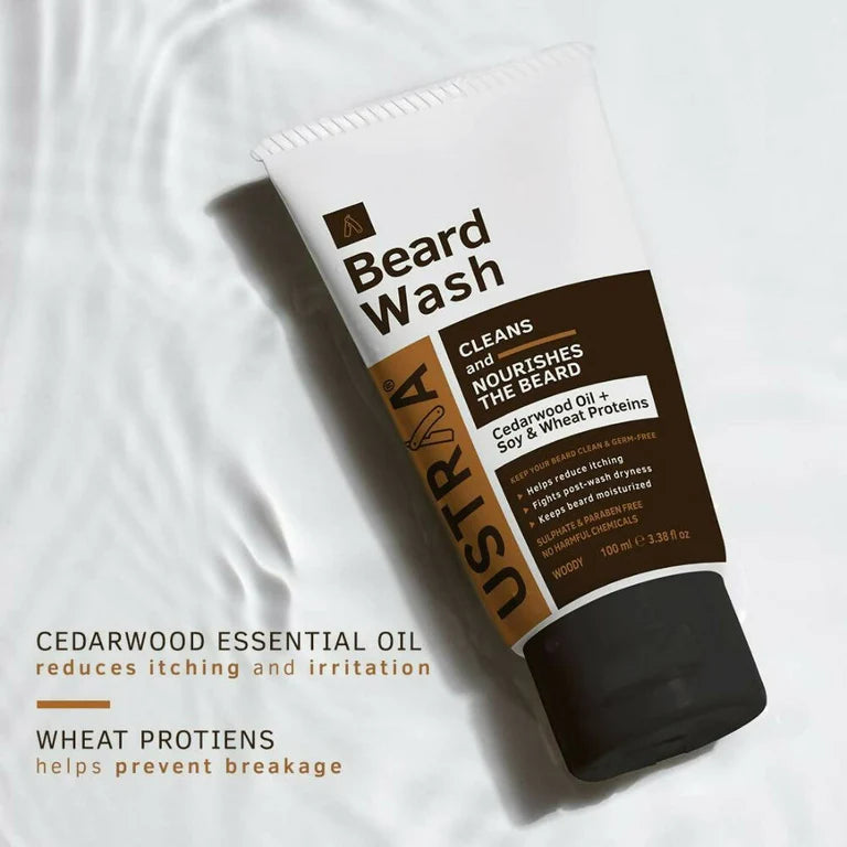 Ustraa Beard Wash (Woody) - 100 ml