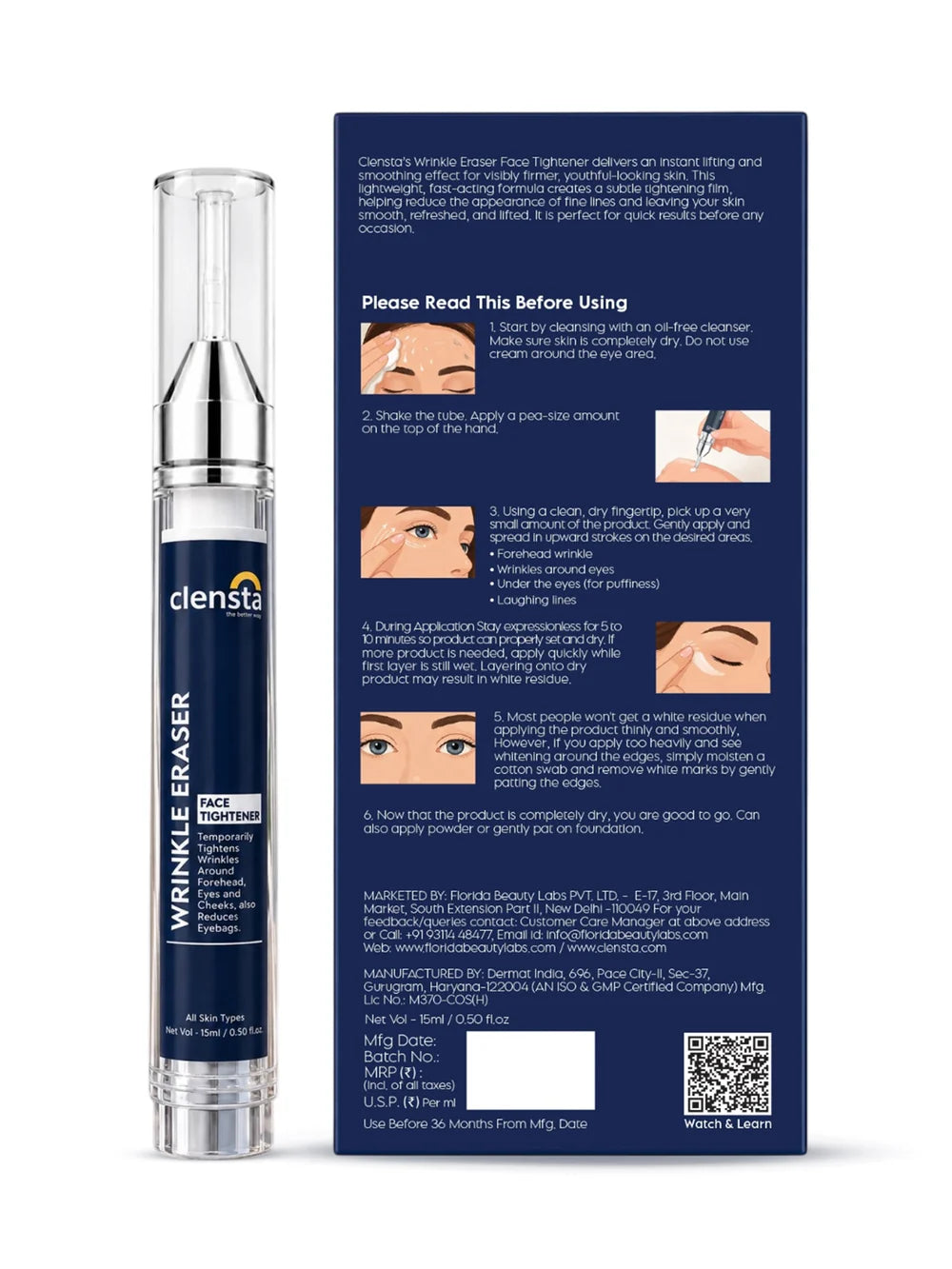 Instant Wrinkle Eraser Face Tightener
