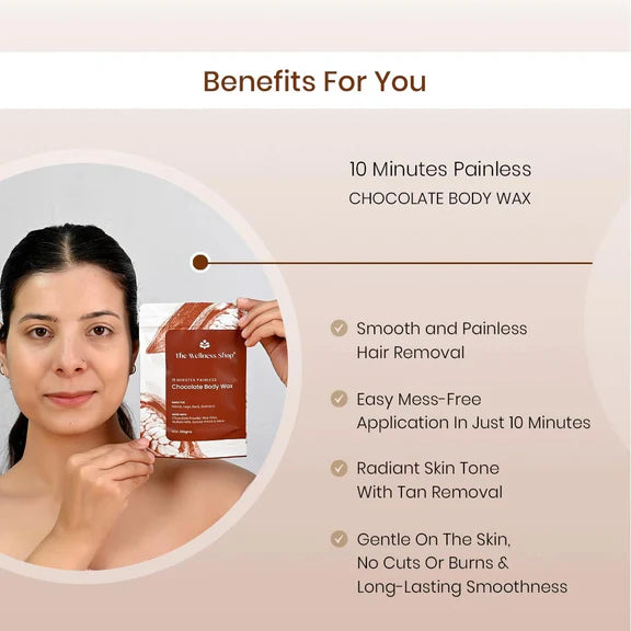 The Wellness Shop Chocolate Hair Removal Powder - 100 gm