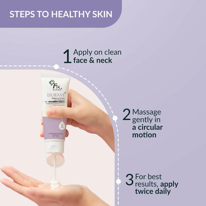 Fixderma Durave Radiance & Brightening Oil Free Face Moisturizer with Probiotics