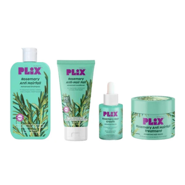 PLIX The Plant Fix Rosemary Anti Hairfall Kit (Serum, Shampoo, Conditioner & Hair Mask) - kit