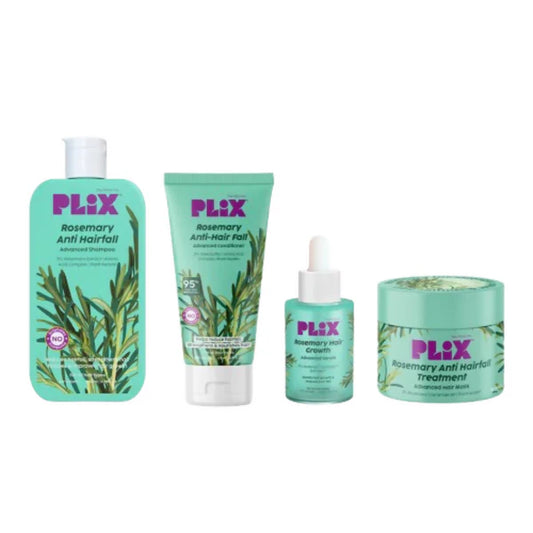 PLIX The Plant Fix Rosemary Anti Hairfall Kit (Serum, Shampoo, Conditioner & Hair Mask) - kit