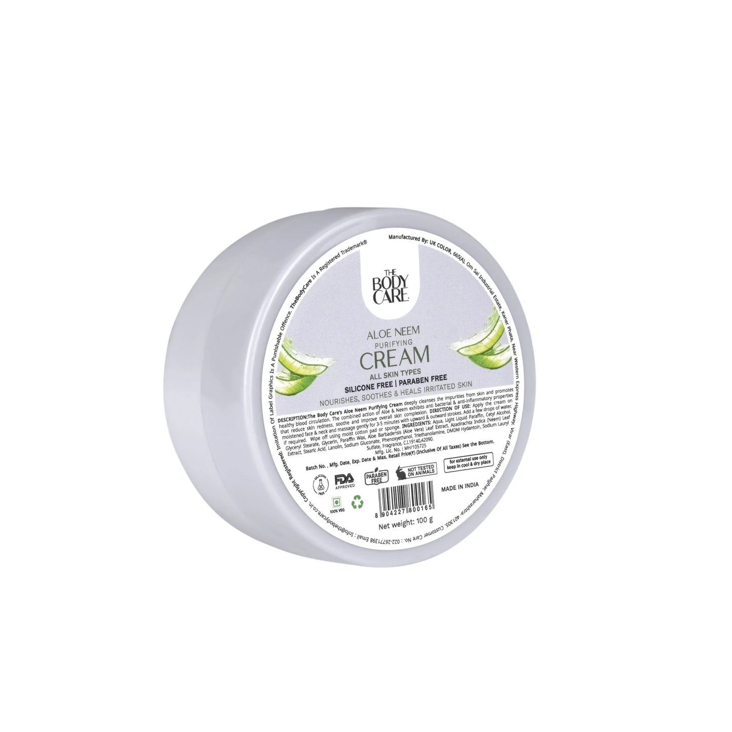 Aloe Neem Purifying Cream - 100 gm