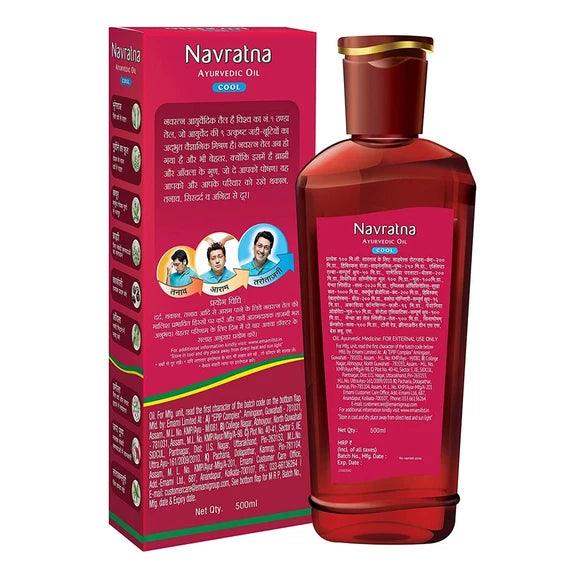 Navratna Ayurvedic Cool Hair Oil - 90 ml