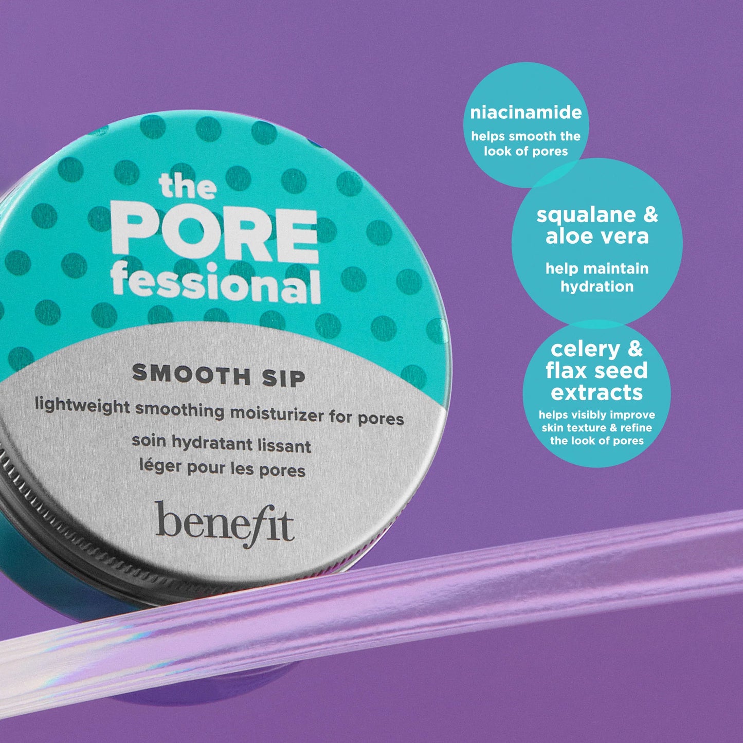 Benefit Cosmetics The Porefessional Smooth Sip Lightweight Moisturizer - 20 ml