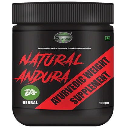 Sabates Natural Andura Ayurvedic Weight Supplement - 100 gm