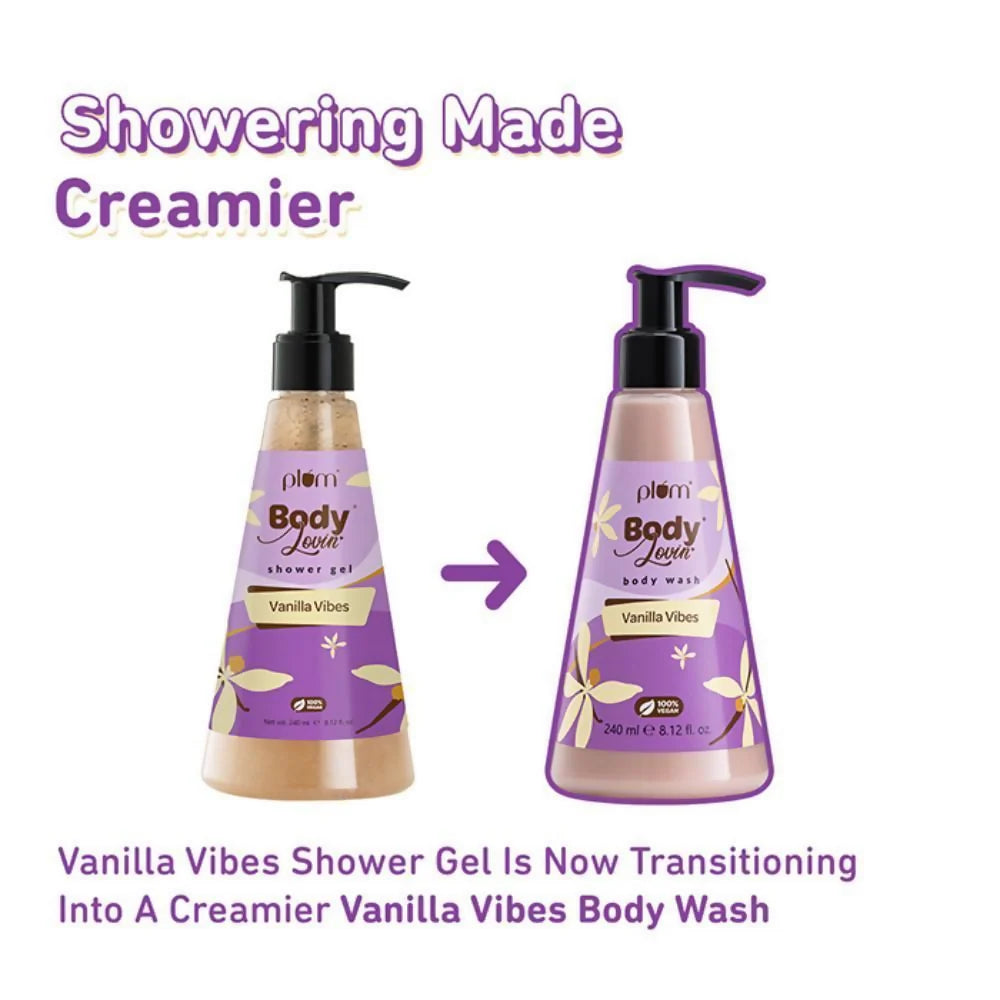 Plum BodyLovin' Vanilla Vibes Body Wash - 240 ml