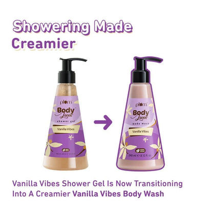 Plum BodyLovin' Vanilla Vibes Body Wash - 240 ml