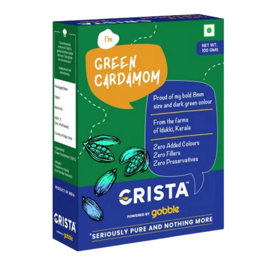 Crista Spices Green Cardamom - 100 gm