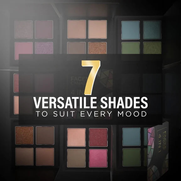 Faces Canada 4 in 1 Eyeshadow Palette - Moody Moon 06 - 5 gm