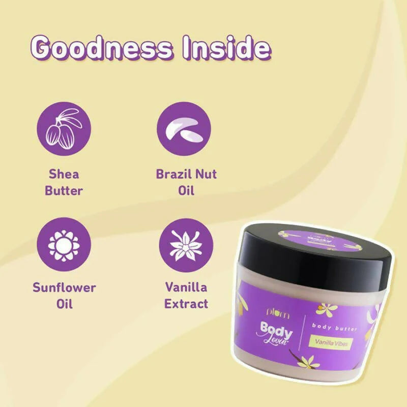 Plum BodyLovin' Vanila Vibes Body Butter - 200 gm
