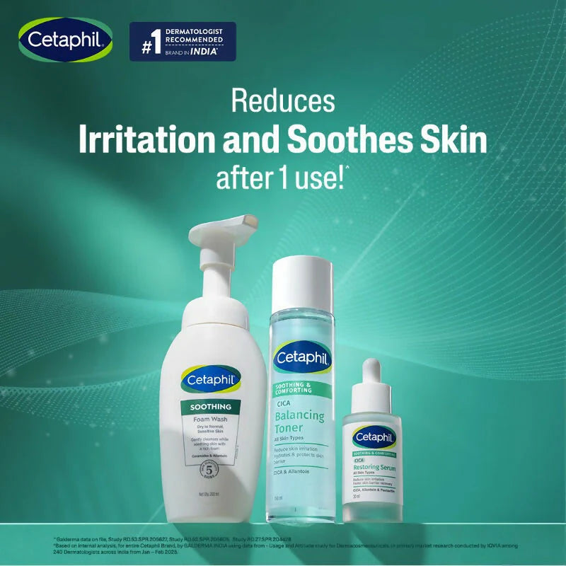 Cetaphil CICA Serum, Faster Barrier Recovery, Reduces Irritation - 30 ml