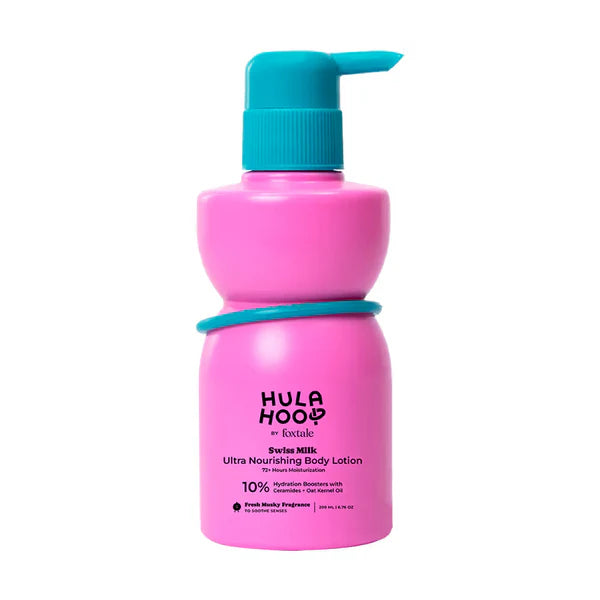 Foxtale Hydrating Body Lotion 72 HR Hydration Lightweight Serum-In-Lotion With Hyaluronic Acid & Ceramides - 200 ml