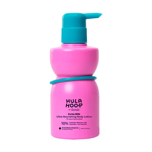 Foxtale Hydrating Body Lotion 72 HR Hydration Lightweight Serum-In-Lotion With Hyaluronic Acid & Ceramides - 200 ml