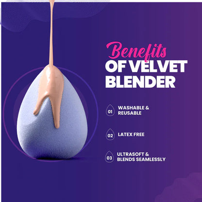 MARS Cosmetics Microfibre Velvet Beauty Blender - 2 gm