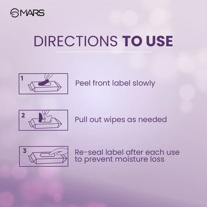 MARS Cosmetics Makeup Remover Wet Wipes - 30 wipes