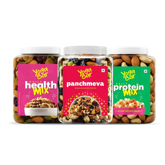 Yoga Bar Daily Health, Protein & Panchmeva Mix Combo - combo