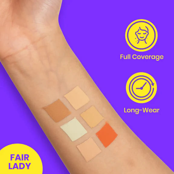 NY Bae Full Coverage Concealer Palette - Fair Lady - 9 gm