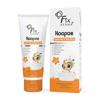 Fixderma Hoopoe Gentle Hair & Body Wash for Kids - 100 ml