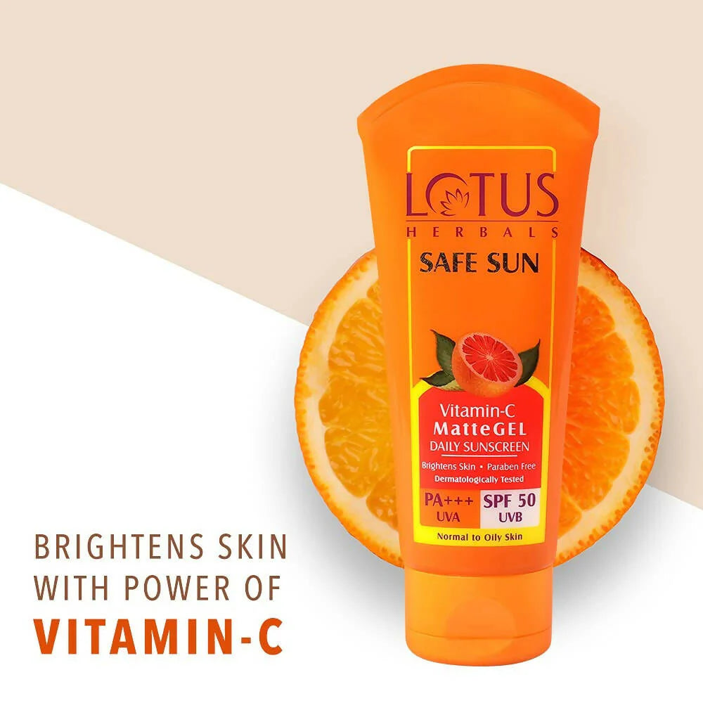 Lotus Herbals Safe Sun Vitamin C Matte Gel Daily Sunscreen