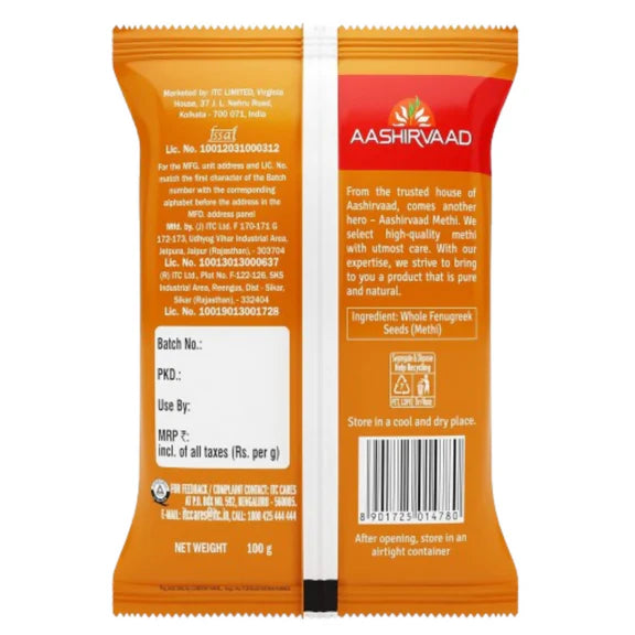Aashirvaad Methi - 100 gm