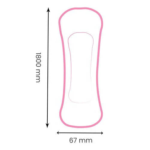 Sirona Dry Comfort Panty Liners - 60 Counts - L 180mm