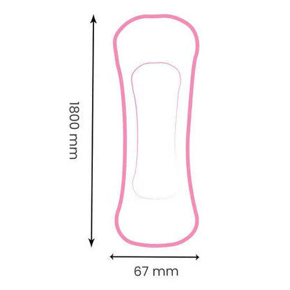 Sirona Dry Comfort Panty Liners - 60 Counts - L 180mm
