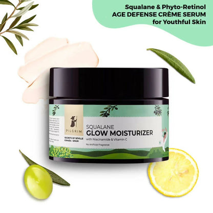 Pilgrim Squalane Glow Moisturizer - 50 gm