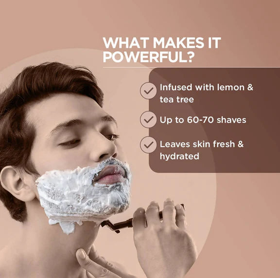 The Man Company Shaving Foam Lemon - 200 gm