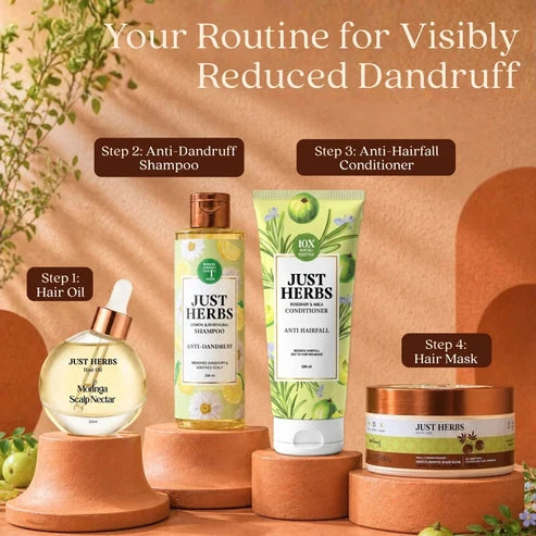 Anti Dandruff Shampoo | Lemon, Bhringraj & 12 Herbs