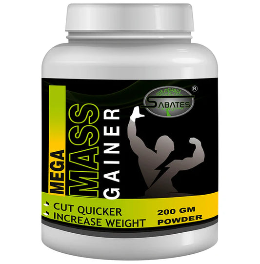 Sabates Mega Mass Gainer Powder - 200 gm