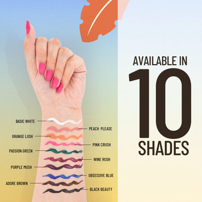 Swiss Beauty Colour Me Bright Sketch Eyeliner - 04 Pink Crush - 0.7 ml