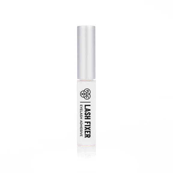 PAC Studio Lash Fixer Eyelash Adhesive Transparent - 24H Hold, Quick Drying, Waterproof, Ultra Thin Brush - 5 ml