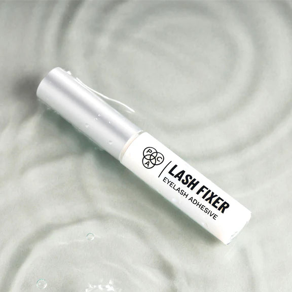 PAC Studio Lash Fixer Eyelash Adhesive Transparent - 24H Hold, Quick Drying, Waterproof, Ultra Thin Brush - 5 ml
