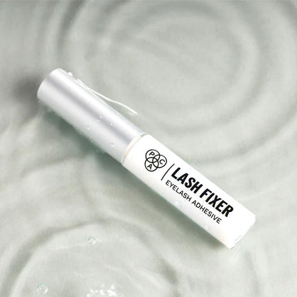 PAC Studio Lash Fixer Eyelash Adhesive Transparent - 24H Hold, Quick Drying, Waterproof, Ultra Thin Brush - 5 ml