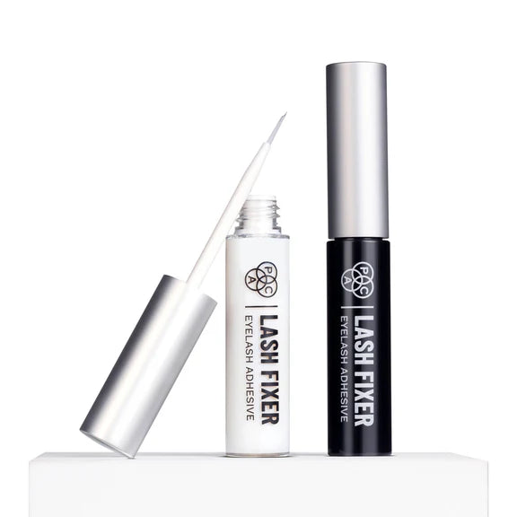PAC Studio Lash Fixer Eyelash Adhesive Black - 24H Hold, Quick Drying, Waterproof, Ultra Thin Brush - 5 ml