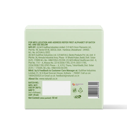 Naturali Pigmentation Corrector Moisturiser with Superfoods Oat, Pea & Alpha Arbutin - 50 ml