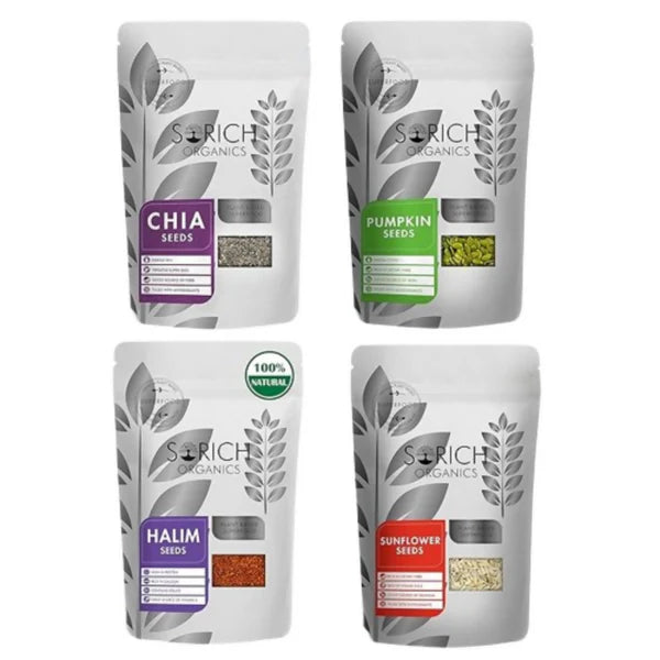 Sorich Organics Chia, Pumpkin, Sunflower & Flax Seeds - combo