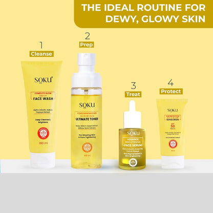 SOKU Sun Protection Daily Glow Sunscreen SPF 50 - 50 ml