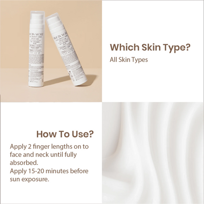 Personal Touch Skincare Mucin Moist Fluid Sunscreen SPF 50+ PA+++ UVA/UVB To Minimizes Pores - 50 ml