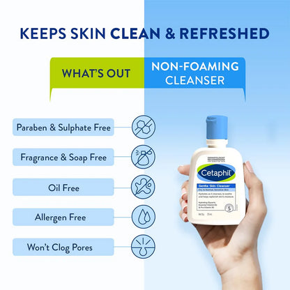 Cetaphil Paraben, Sulphate-Free Gentle Skin Hydrating Face Wash - 125 ml