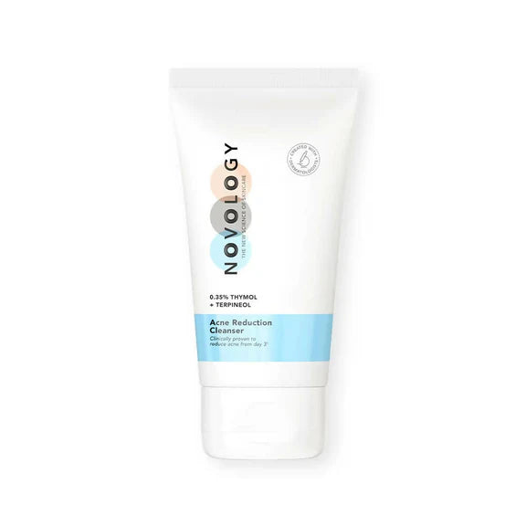 Novology Acne Reduction Cleanser With 0.35% Thymol + Terpineol - 150 gm