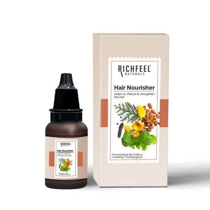Richfeel Hair Nourisher Oil - Hair Fall Control & Growth Treatment - 10 ml