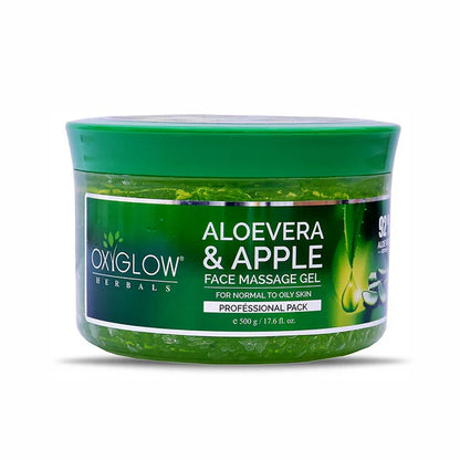 Oxyglow Herbals Aloevera Apple Face Massage Gel