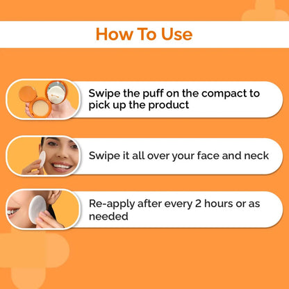 The Derma Co Hyaluronic Sunscreen Compact