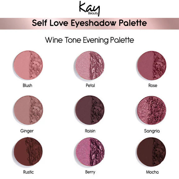 Kay Beauty By Katrina Kaif Eyeshadow Palette - Self Love - 10 gm