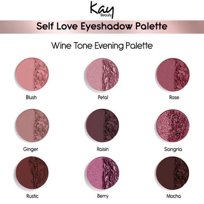 Kay Beauty By Katrina Kaif Eyeshadow Palette - Self Love - 10 gm