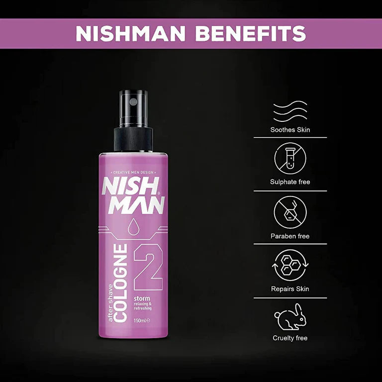 Nishman After Shave Cologne Storm - Liquid Based - 150 ml
