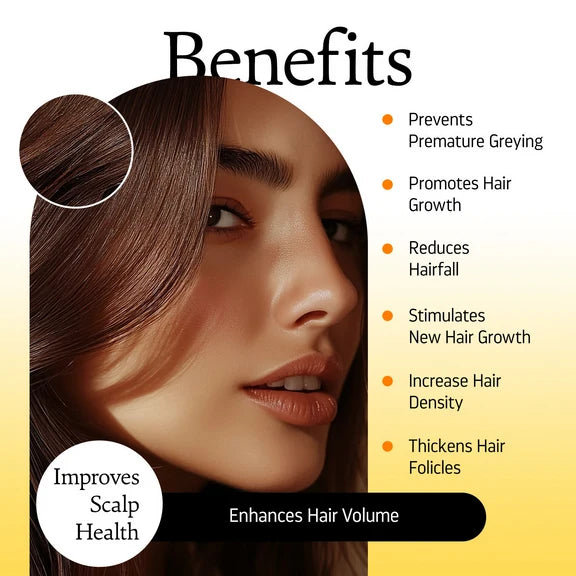 Indulgeo Essentials Luxuriant Hair Vitalizer 2.0 - Non Oily Serum For Hair Growth - 50 ml